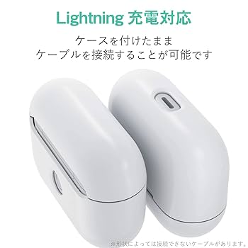 AirPods Pro 本体 ホワイト + ケース ブラック Square Hybrid AirPods Pro CaseBASIC LOGO | Manhattan Portage